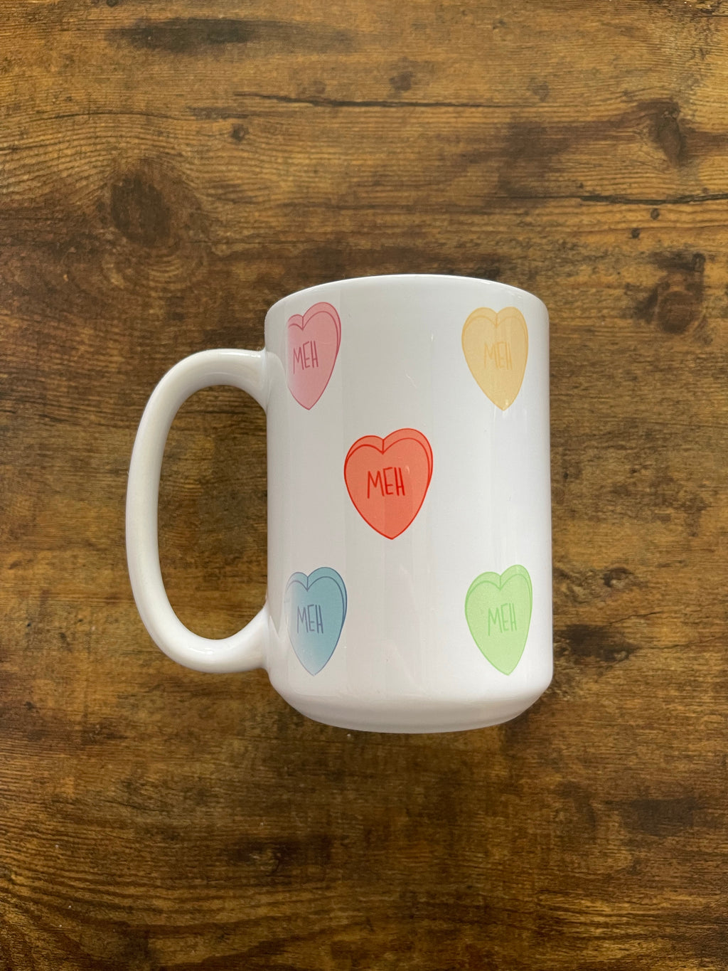 Mess Up Conversation Hearts Cup