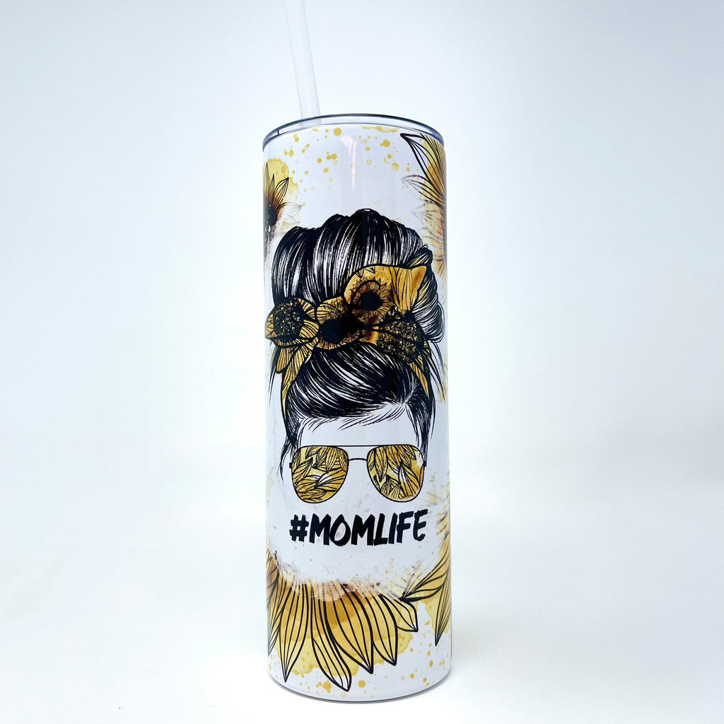 Mom Life Sunflower Tumbler