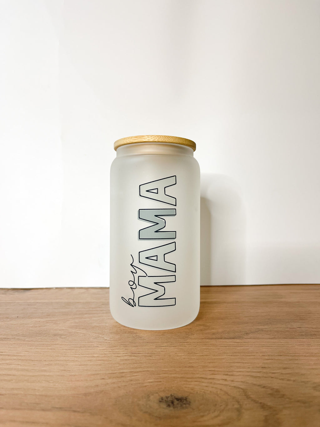 Boy Mama Frosted Mug