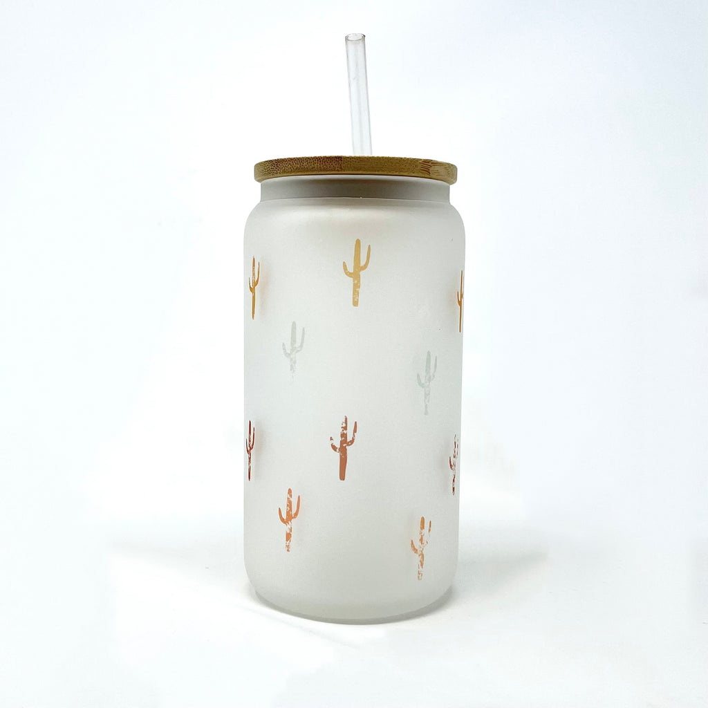 Boho Cactus Frosted Mug