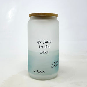 Jump in the lake Frosted Mug