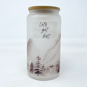 Let’s Get Lost Frosted Mug