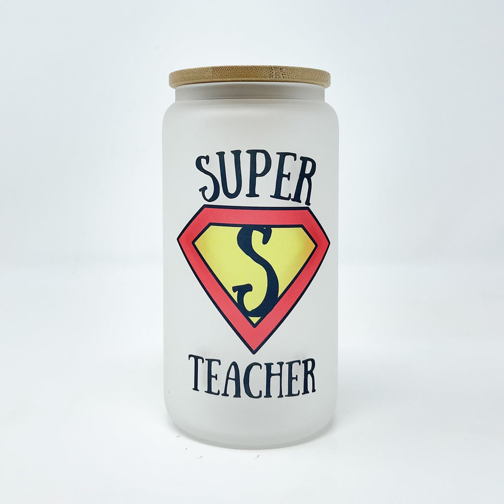 Super Teacher Frosted Cup