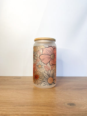 Floral Frosted Mug